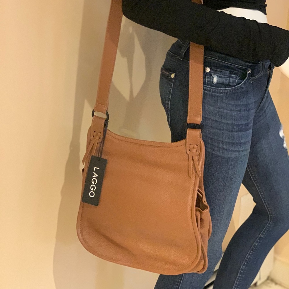 Laggo Vince Leather Crossbody/Shoulder Bag